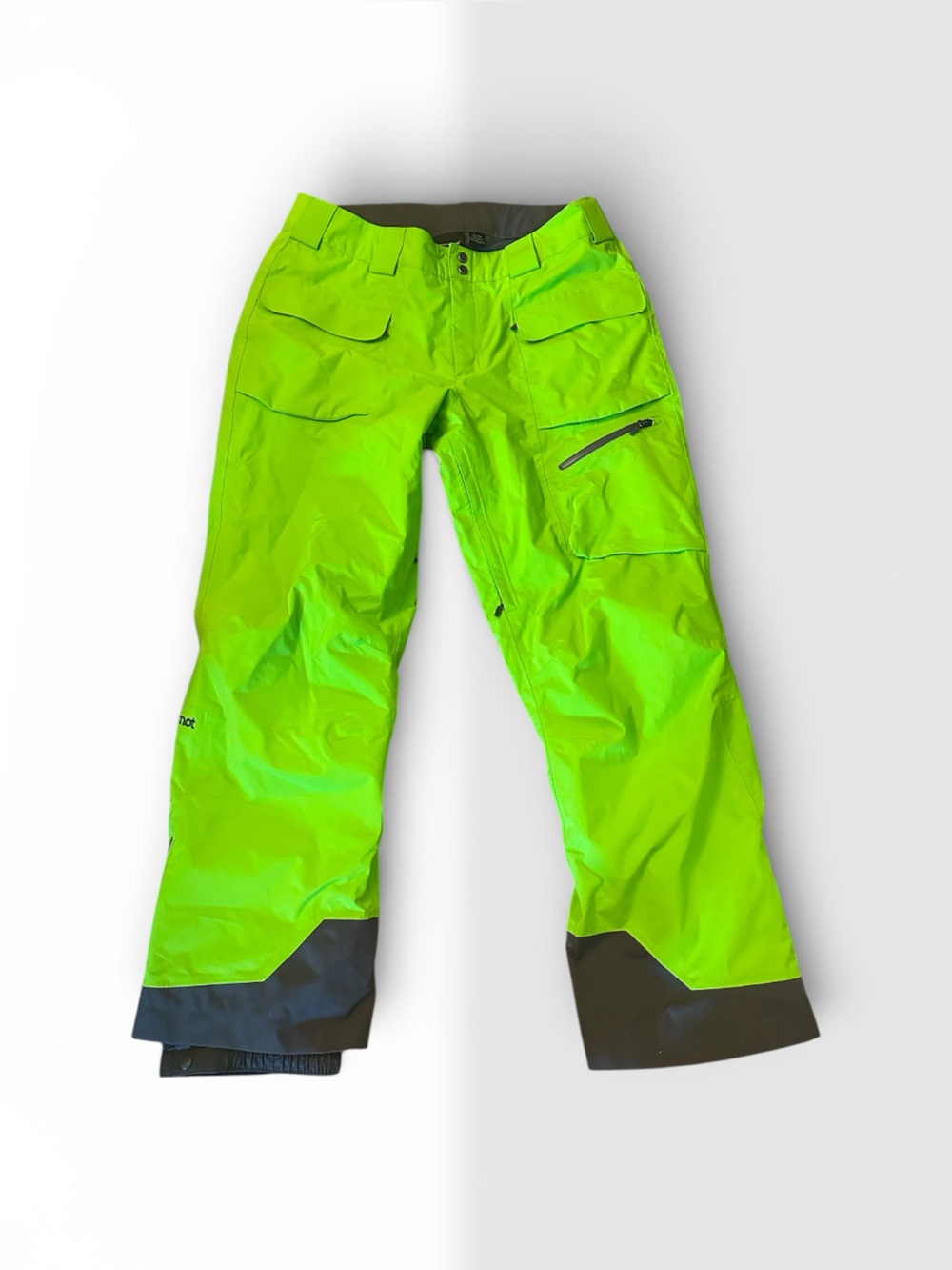 🎿 Marmot Neon Green Ski / Snow Pants — Insulated Winter Pants